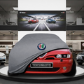 Alfa Romeo 145 Hatchback Custom Fit Indoor Car Cover Soft Stretch Black Gray Blue Red Dust Protection Garage Cover Laser Cut + Bag