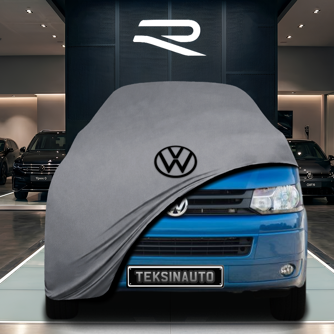 Volkswagen Transporter T5 (2003-2015) Custom Fit Indoor Car Cover Soft Stretch Black Gray Blue Red Dust Protection Garage Cover Laser Cut + Bag