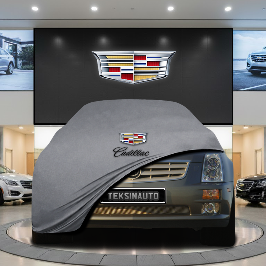 Cadillac STS (2004-2011) Custom Fit Indoor Car Cover Soft Stretch Black Gray Blue Red Dust Protection Garage Cover Laser Cut + Bag