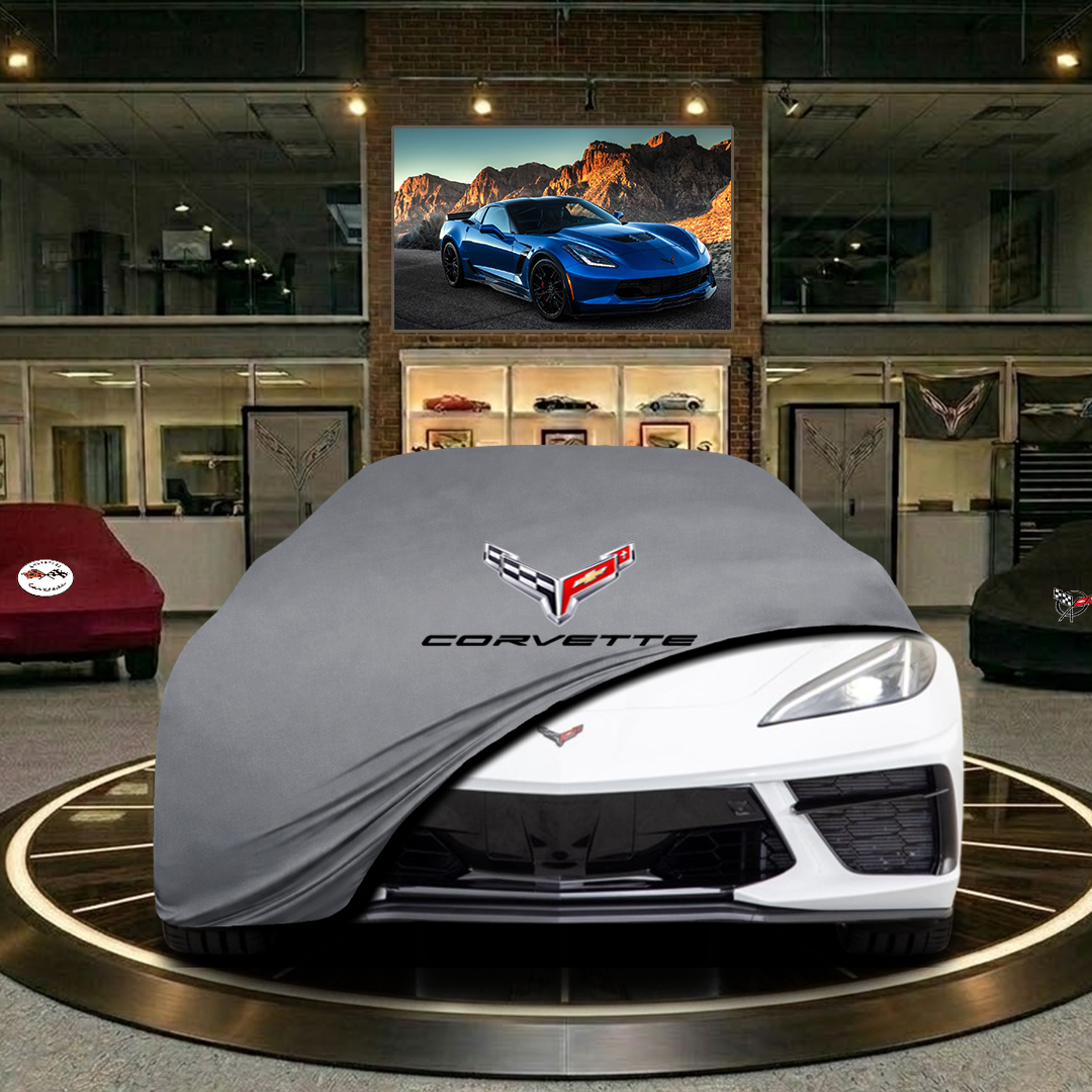 Corvette Car Cover — Corvette Indoor Car Cover Custom Fit for All Models