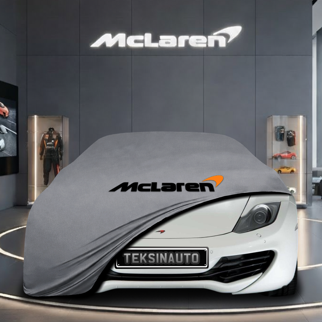 McLaren MP4-12C (2011-2014) Custom Fit Indoor Car Cover Soft Stretch Black Gray Blue Red Dust Protection Garage Cover Laser Cut + Bag