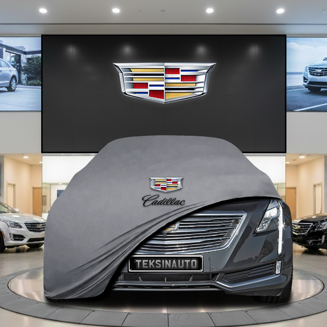 Cadillac CT6 Custom Fit Indoor Car Cover Soft Stretch Black Gray Blue Red Dust Protection Garage Cover Laser Cut + Bag
