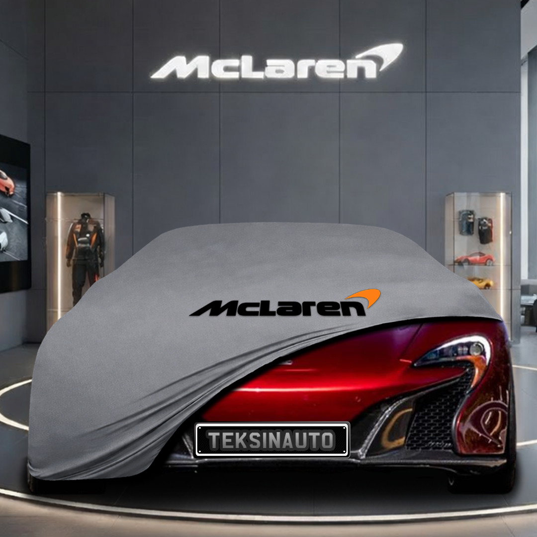 McLaren 650S (2014-2017) Custom Fit Indoor Car Cover Soft Stretch Black Gray Blue Red Dust Protection Garage Cover Laser Cut + Bag