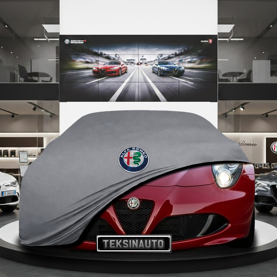 Alfa Romeo 4C CoupeCustom Fit Indoor Car Cover Soft Stretch Black Gray Blue Red Dust Protection Garage Cover Laser Cut + Bag