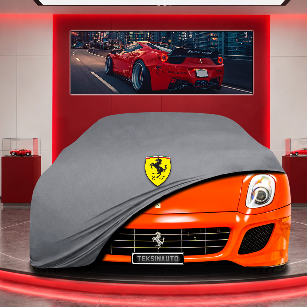 Ferrari SA Aperta Custom Fit Indoor Car Cover Soft Stretch Black Gray Blue Red Dust Protection Garage Cover Laser Cut + Bag