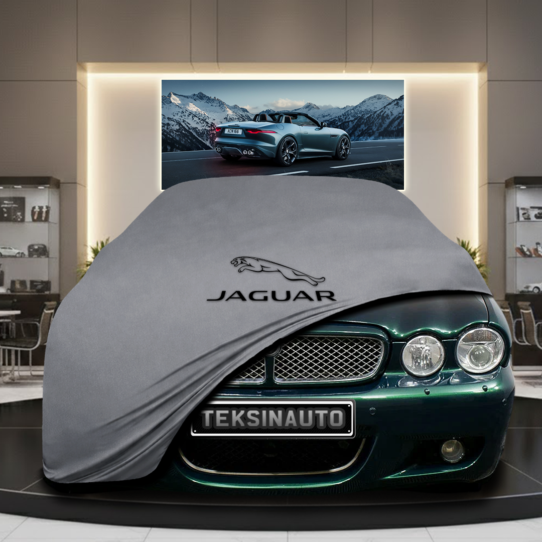 Jaguar XJ (X358) (2007-2009) Custom Fit Indoor Car Cover Soft Stretch Black Gray Blue Red Dust Protection Garage Cover Laser Cut + Bag