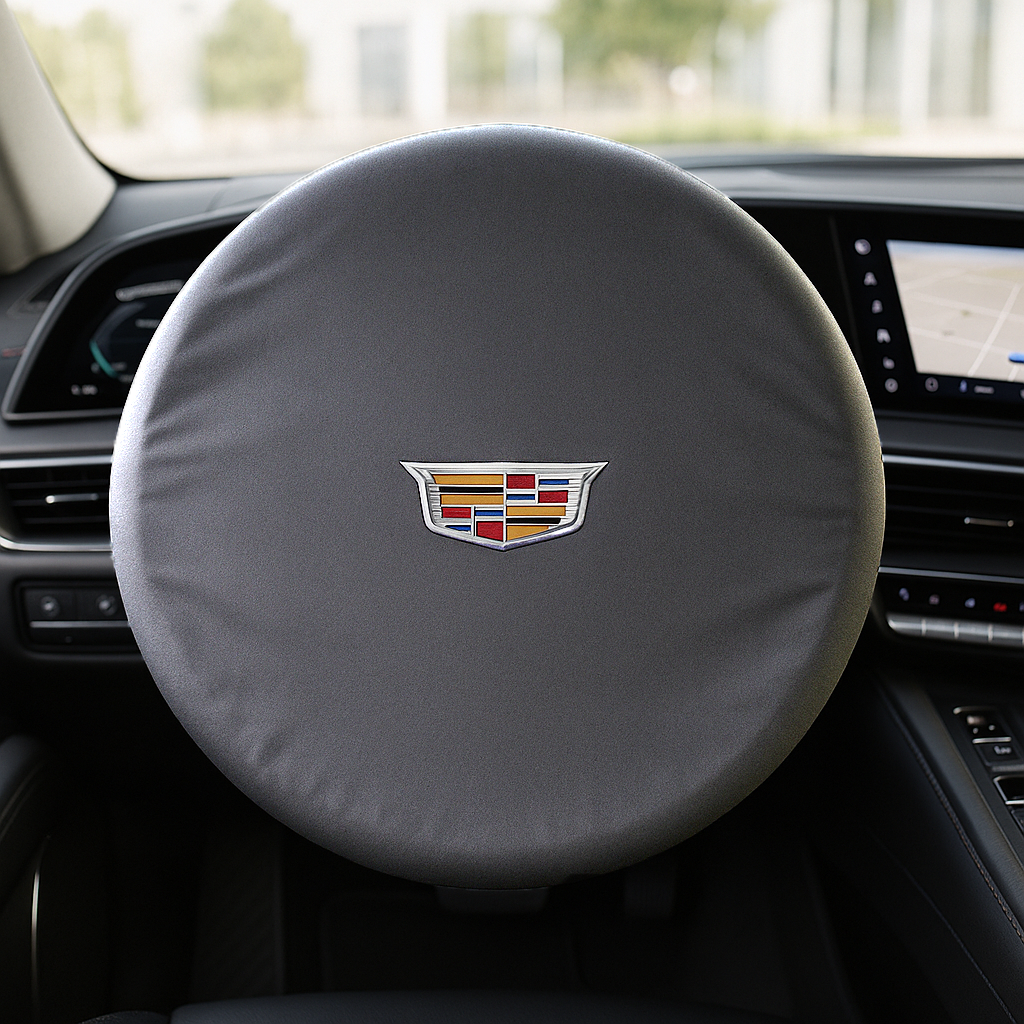 Steering Wheel Cover Soft Elastic Premium Fabric For all Cadillac Model