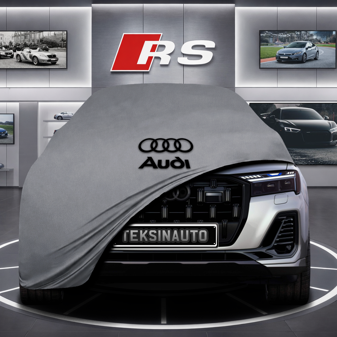 AUDİ Q7 4M 2024- Custom Fit Indoor Car Cover Soft Stretch Black Gray Blue Red Dust Protection Garage Cover Laser Cut + Bag
