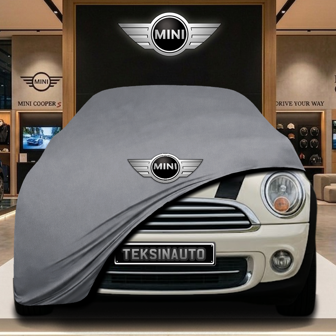 MİNİ COOPER HATCH R56 2006-2014 Custom Fit Indoor Car Cover Soft Stretch Black Gray Blue Red Dust Protection Garage Cover Laser Cut + Bag