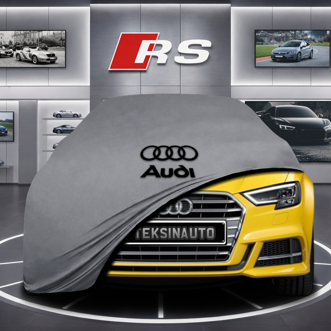 AUDİ A3 8V Custom Fit Indoor Car Cover Soft Stretch Black Gray Blue Red Dust Protection Garage Cover Laser Cut + Bag