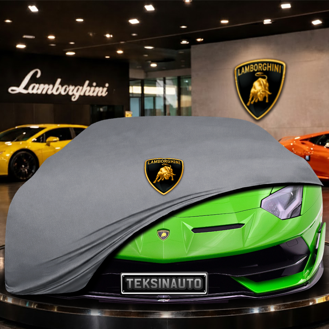 Lamborghini Aventador SVJ (2018-) Indoor Car Cover Custom Fit, Black, Gray, Blue, Red Color