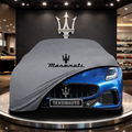 MASERATİ GRANTURİSMO M189 (2023-) Custom Fit Indoor Car Cover Soft Stretch Black Gray Blue Red Dust Protection Garage Cover Laser Cut + Bag