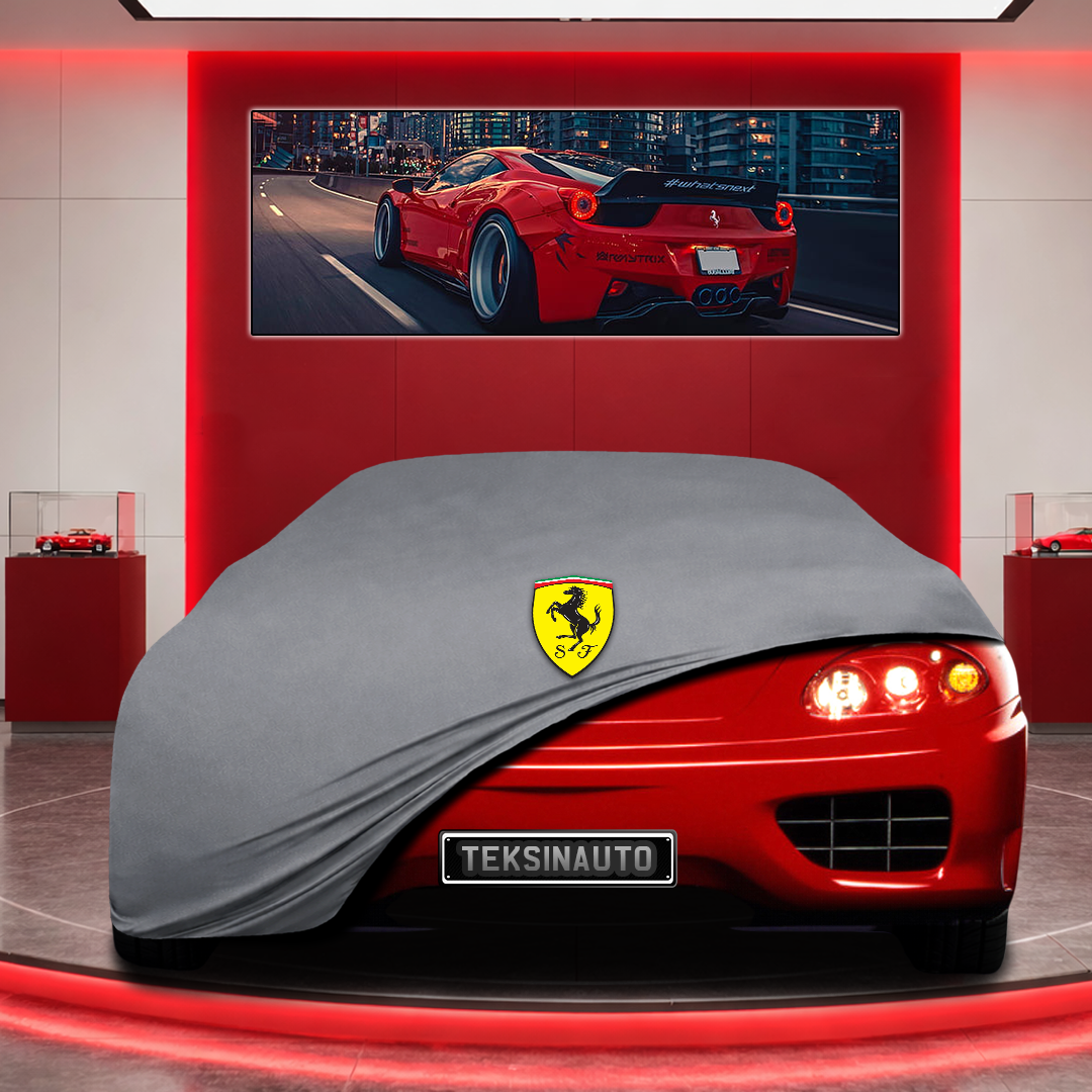 Ferrari 360 Modena Custom Fit Indoor Car Cover Soft Stretch Black Gray Blue Red Dust Protection Garage Cover Laser Cut + Bag
