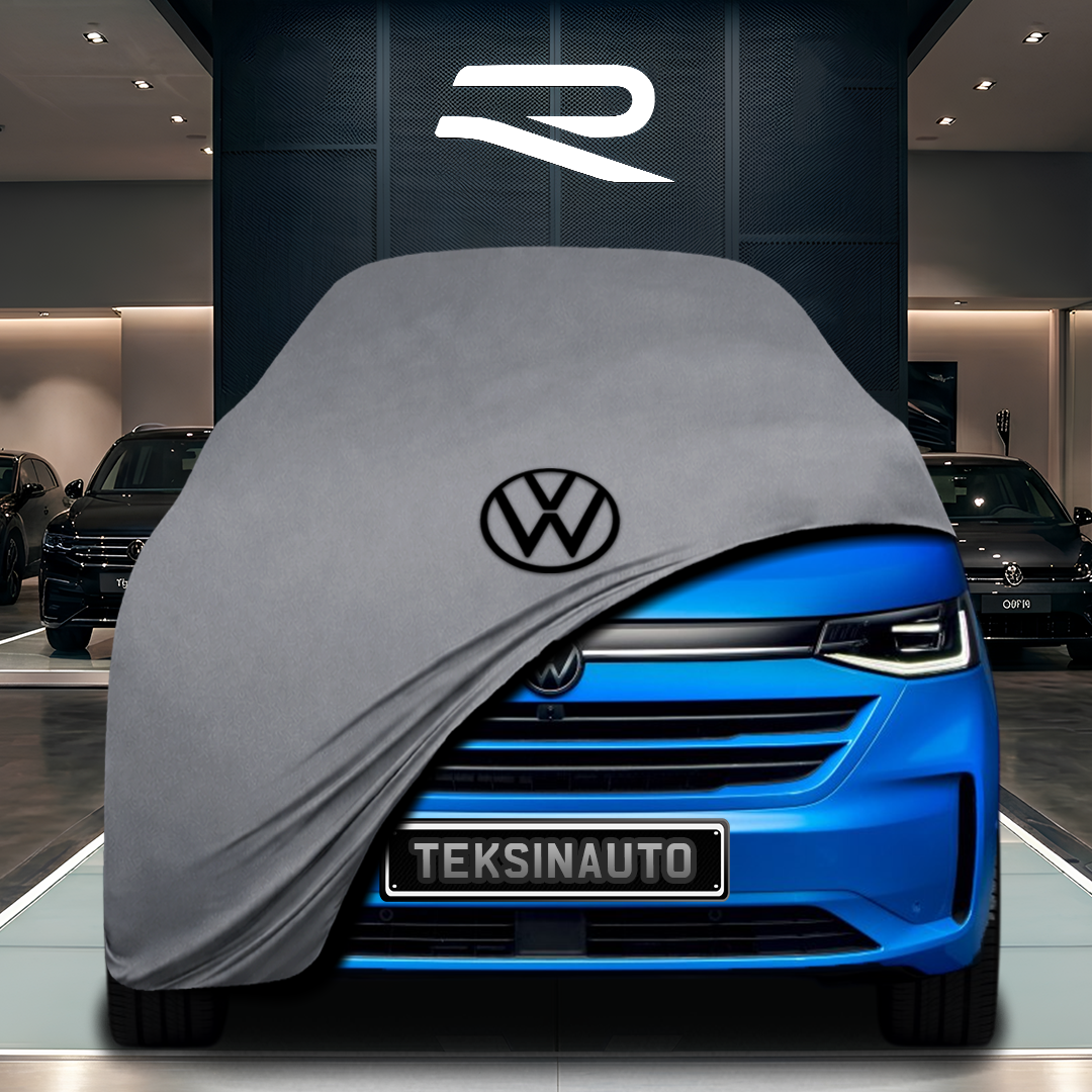 Volkswagen Transporter T7 (2025-) Custom Fit Indoor Car Cover Soft Stretch Black Gray Blue Red Dust Protection Garage Cover Laser Cut + Bag
