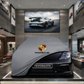 PORSCHE CAYMAN 718 982 2017- Custom Fit Indoor Car Cover Soft Stretch Black Gray Blue Red Dust Protection Garage Cover Laser Cut + Bag