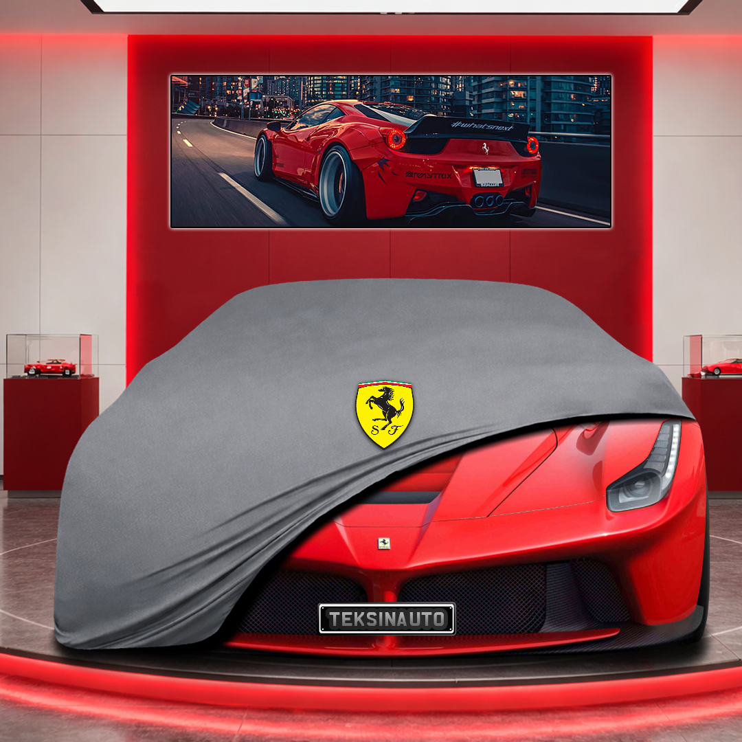 Ferrari La Ferrari Custom Fit Indoor Car Cover Soft Stretch Black Gray Blue Red Dust Protection Garage Cover Laser Cut + Bag
