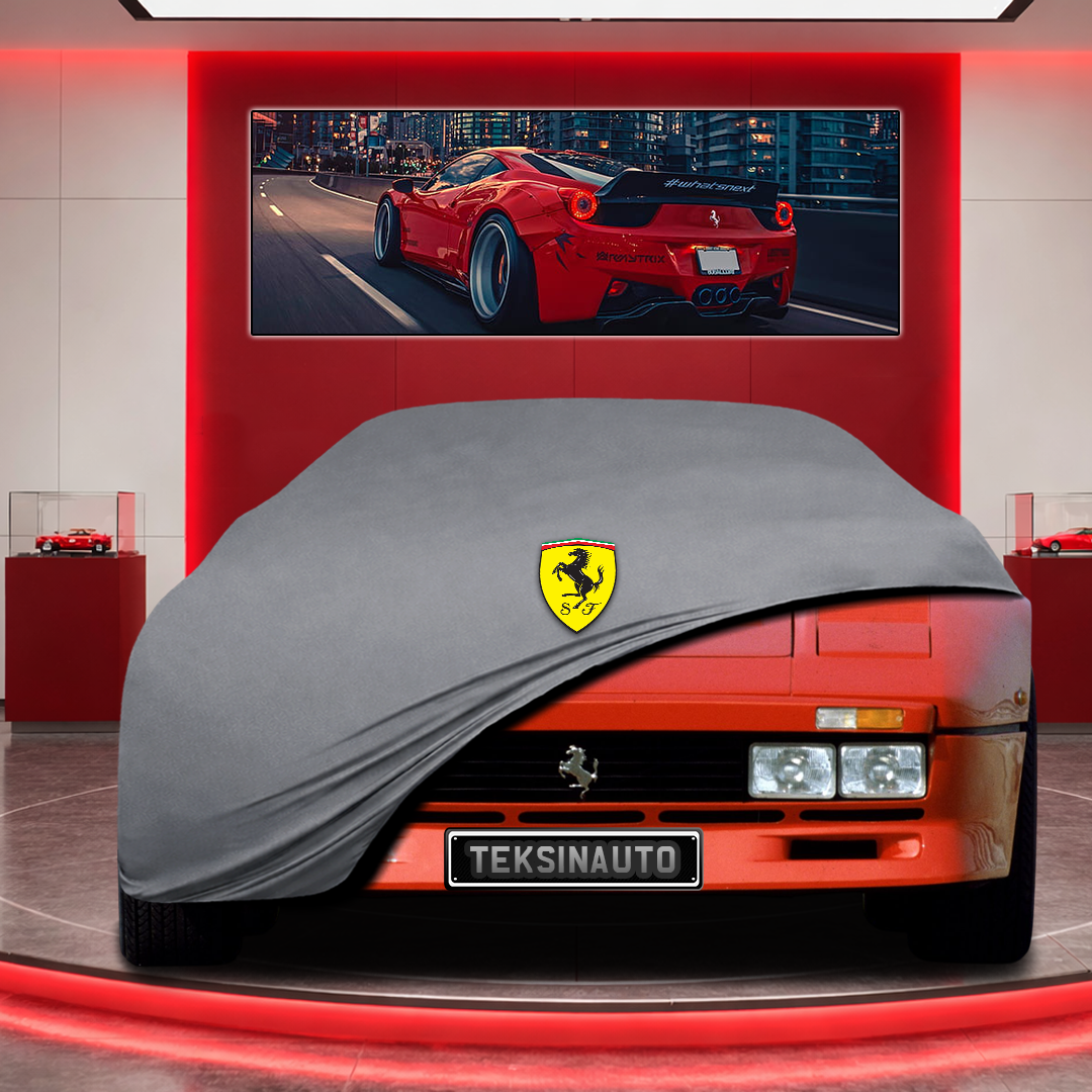 Ferrari 288 Custom Fit Indoor Car Cover Soft Stretch Black Gray Blue Red Dust Protection Garage Cover Laser Cut + Bag