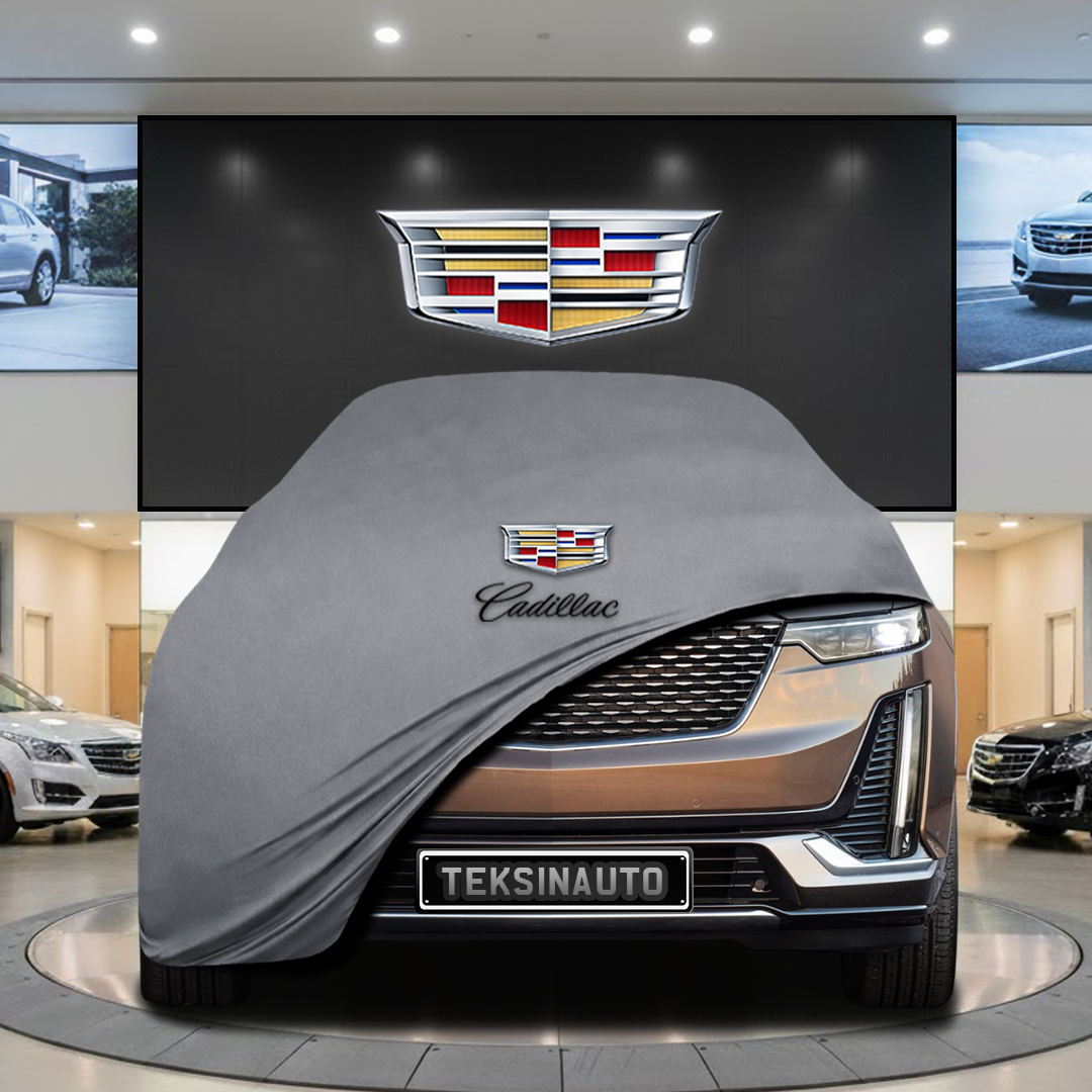 Cadillac XT6 (2019-) Custom Fit Indoor Car Cover Soft Stretch Black Gray Blue Red Dust Protection Garage Cover Laser Cut + Bag