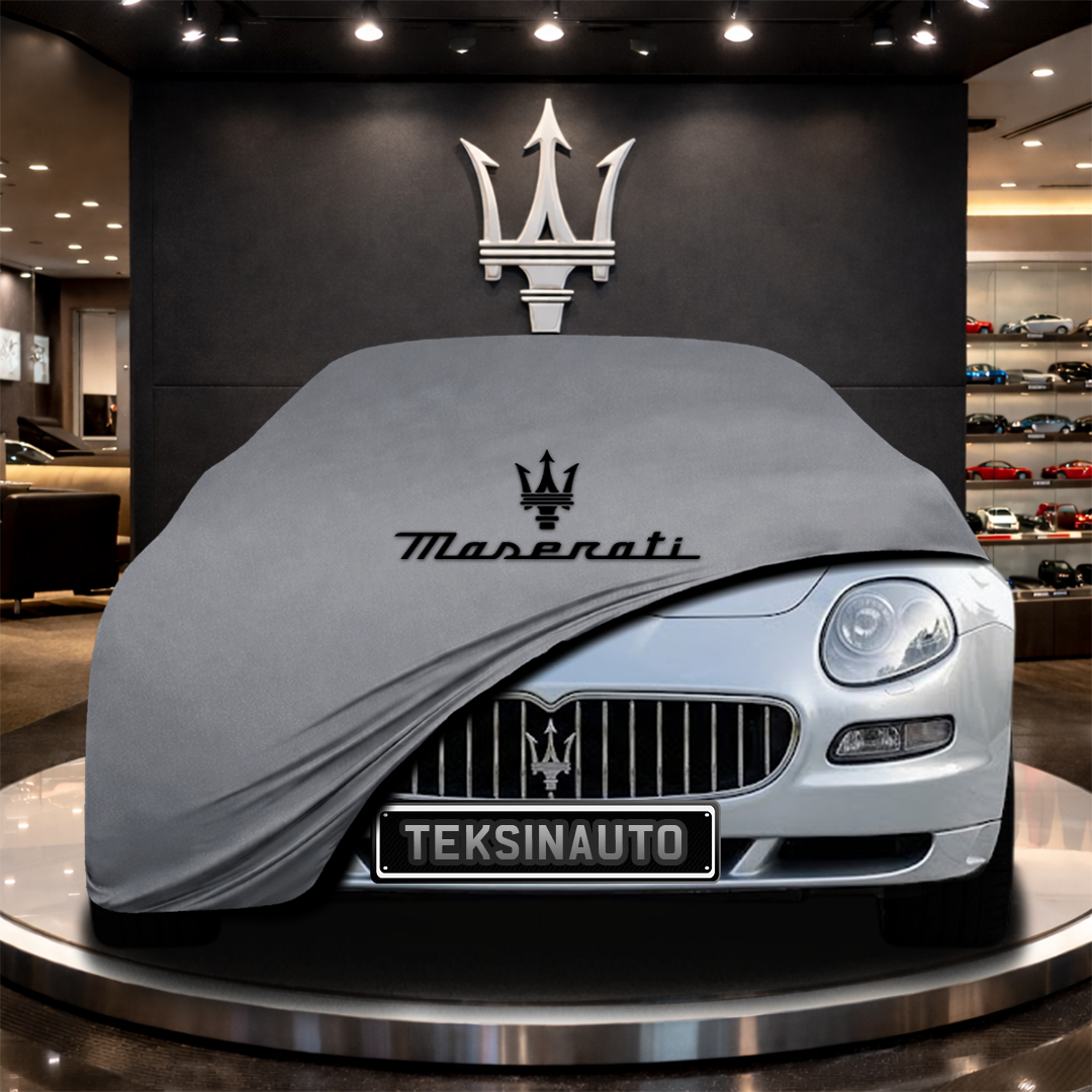 MASERATİ GRANSPORT (2004-2007) Custom Fit Indoor Car Cover Soft Stretch Black Gray Blue Red Dust Protection Garage Cover Laser Cut + Bag