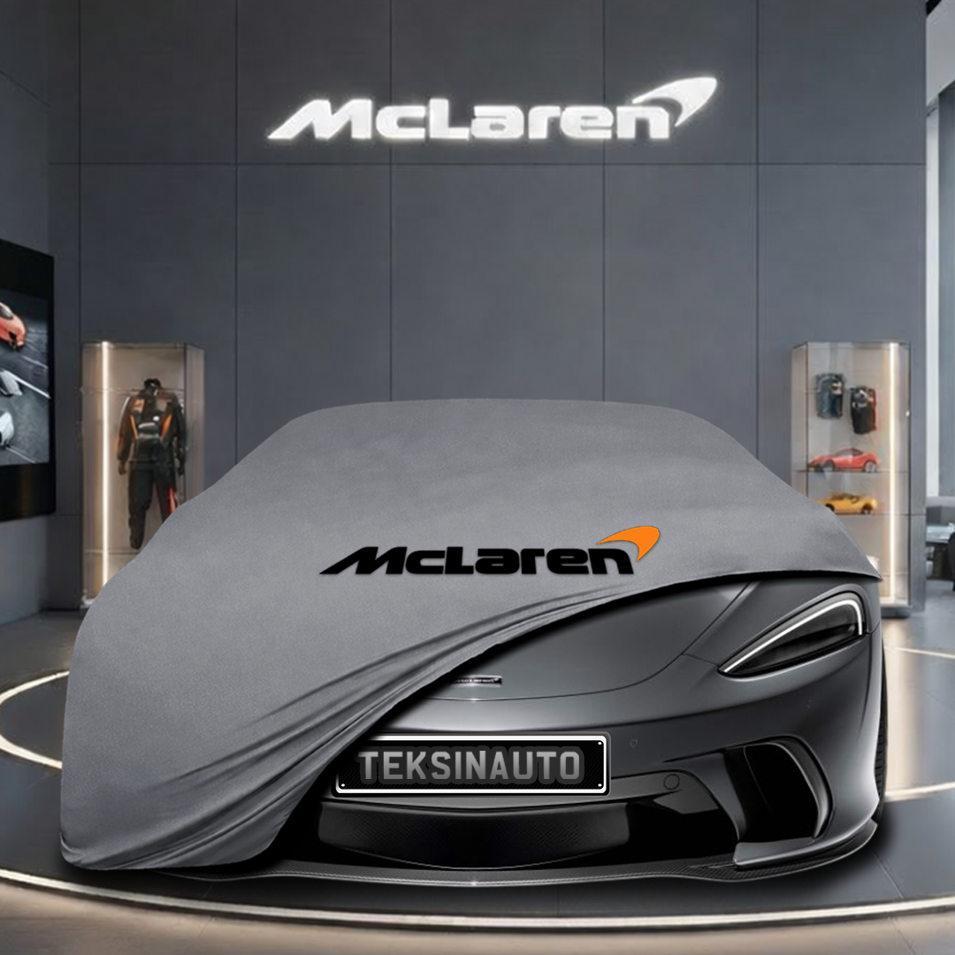McLaren GTS (2023-) Custom Fit Indoor Car Cover Soft Stretch Black Gray Blue Red Dust Protection Garage Cover Laser Cut + Bag