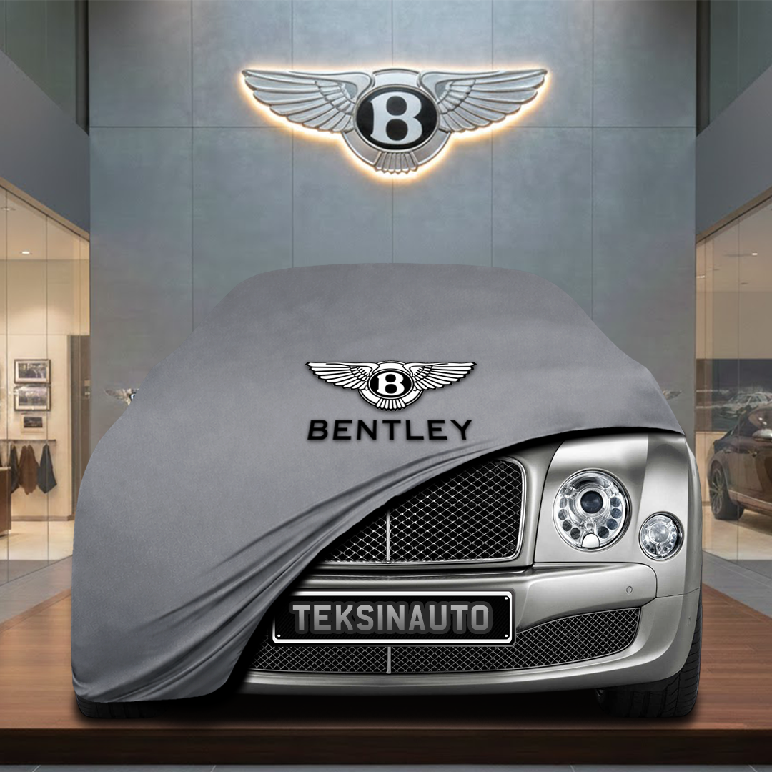 BENTLEY MULSANNE 2010-2016 Custom Fit Indoor Car Cover Soft Stretch Black Gray Blue Red Dust Protection Garage Cover Laser Cut + Bag