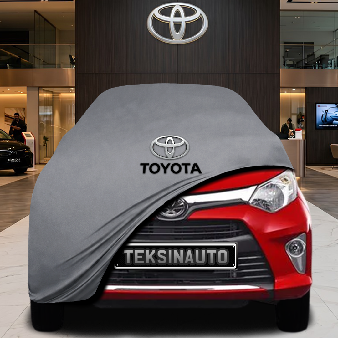 TOYOTA CALYA Custom Fit Indoor Car Cover Soft Stretch Black Gray Blue Red Dust Protection Garage Cover Laser Cut + Bag