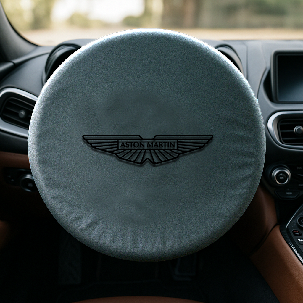 Steering Wheel Cover Soft Elastic Premium Fabric For all Aston Martin Model