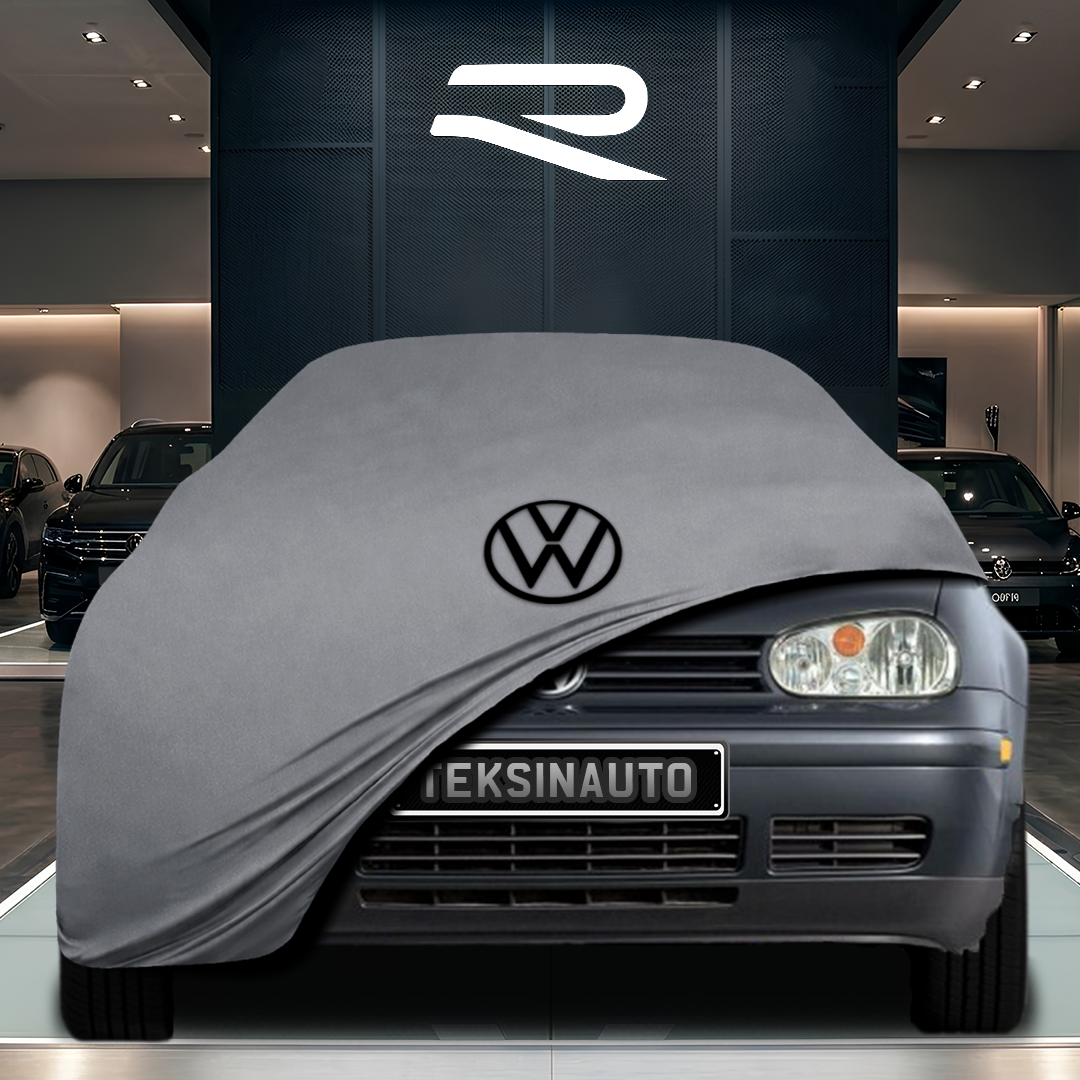 Volkswagen Golf 4 (1997-2006) Indoor Car Cover Custom Fit, Black, Gray, Blue, Red Color
