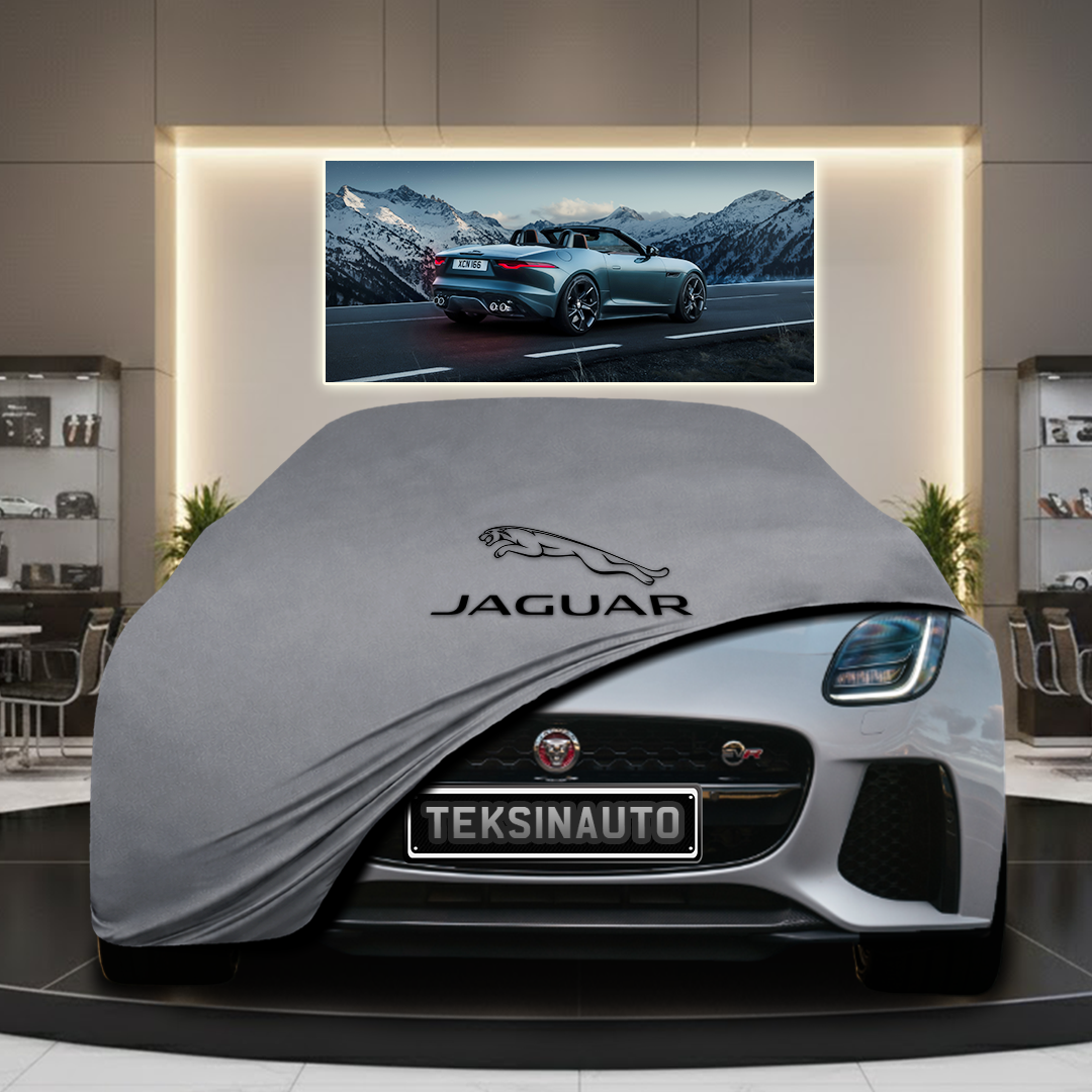 Jaguar F Type Custom Fit Indoor Car Cover Soft Stretch Black Gray Blue Red Dust Protection Garage Cover Laser Cut + Bag
