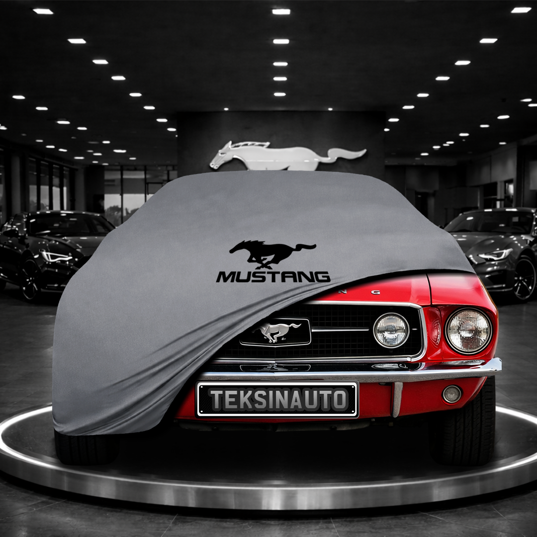 MUSTANG 1 MY 71 1964-1973    Custom Fit Indoor Car Cover Soft Stretch Black Gray Blue Red Dust Protection Garage Cover Laser Cut + Bag
