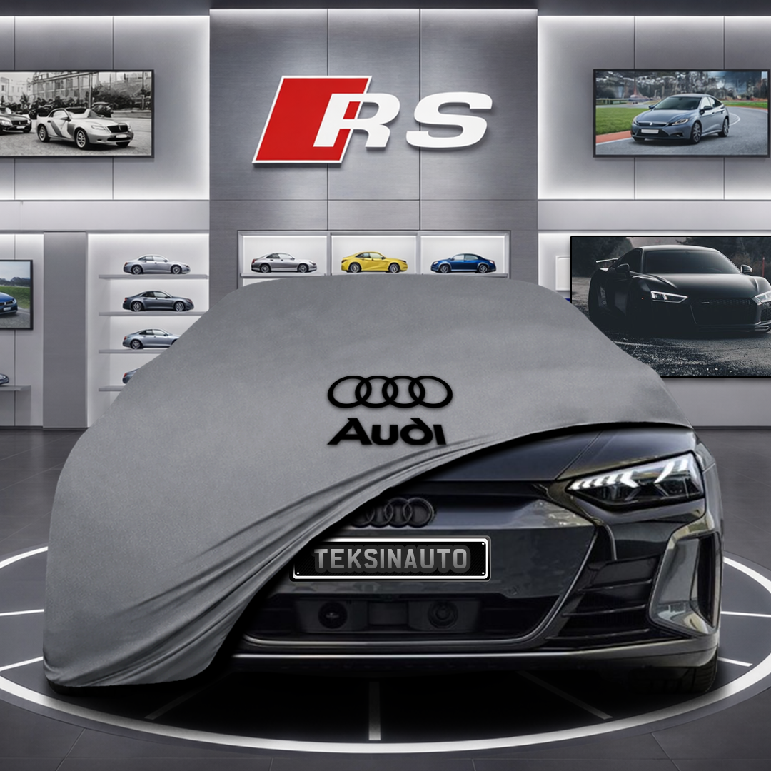 AUDİ E-TRON GT 2021-2024 Custom Fit Indoor Car Cover Soft Stretch Black Gray Blue Red Dust Protection Garage Cover Laser Cut + Bag