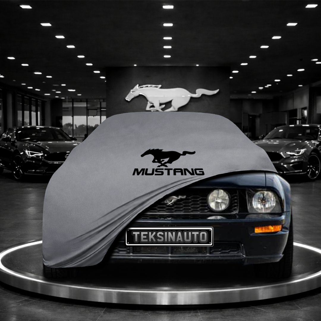 MUSTANG 5 2005-2014 Custom Fit Indoor Car Cover Soft Stretch Black Gray Blue Red Dust Protection Garage Cover Laser Cut + Bag