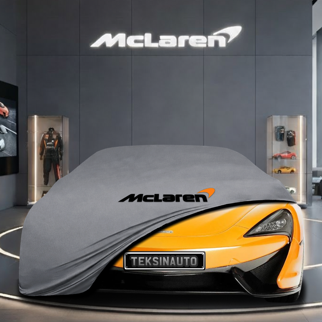 McLaren 570S (2015-) Custom Fit Indoor Car Cover Soft Stretch Black Gray Blue Red Dust Protection Garage Cover Laser Cut + Bag