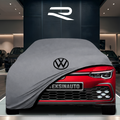 VOLKSWAGEN GOLF 8 (2020-) Custom Fit Indoor Car Cover Soft Stretch Black Gray Blue Red Dust Protection Garage Cover Laser Cut + Bag