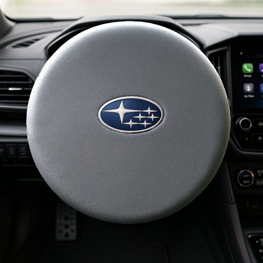 Steering Wheel Cover Soft Elastic Premium Fabric For all Subaru Model