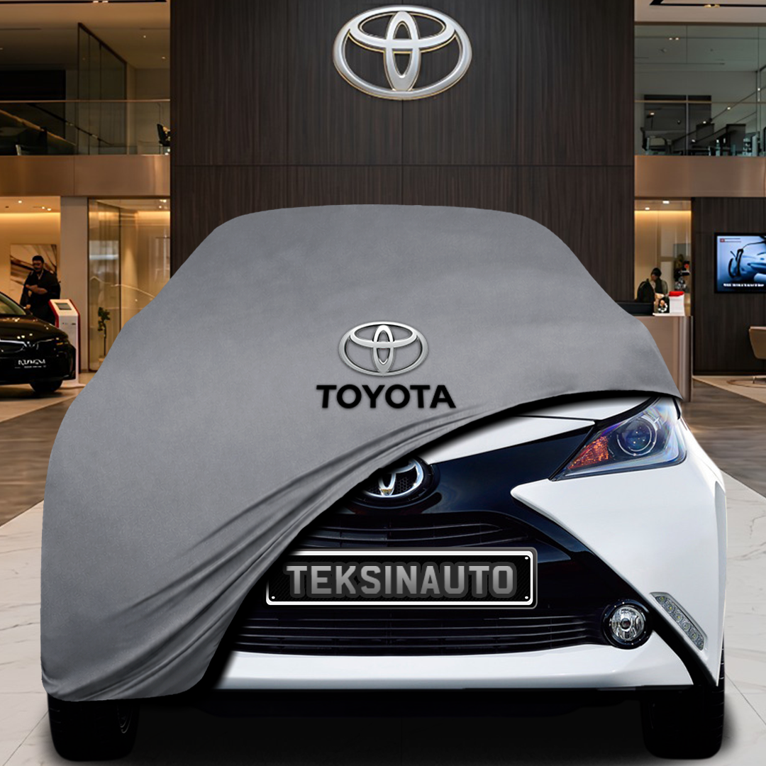 TOYOTA AYGO Custom Fit Indoor Car Cover Soft Stretch Black Gray Blue Red Dust Protection Garage Cover Laser Cut + Bag