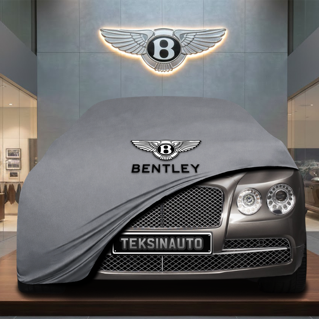 BENTLEY FLYİNG SPUR 2 2013-2019 Custom Fit Indoor Car Cover Soft Stretch Black Gray Blue Red Dust Protection Garage Cover Laser Cut + Bag