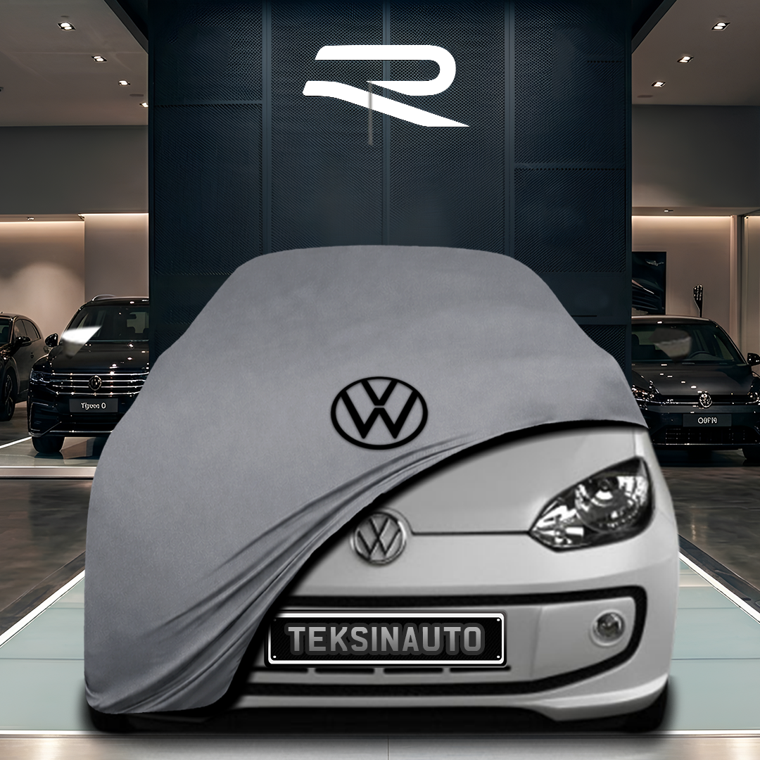 Volkswagen UP Custom Fit Indoor Car Cover Soft Stretch Black Gray Blue Red Dust Protection Garage Cover Laser Cut + Bag