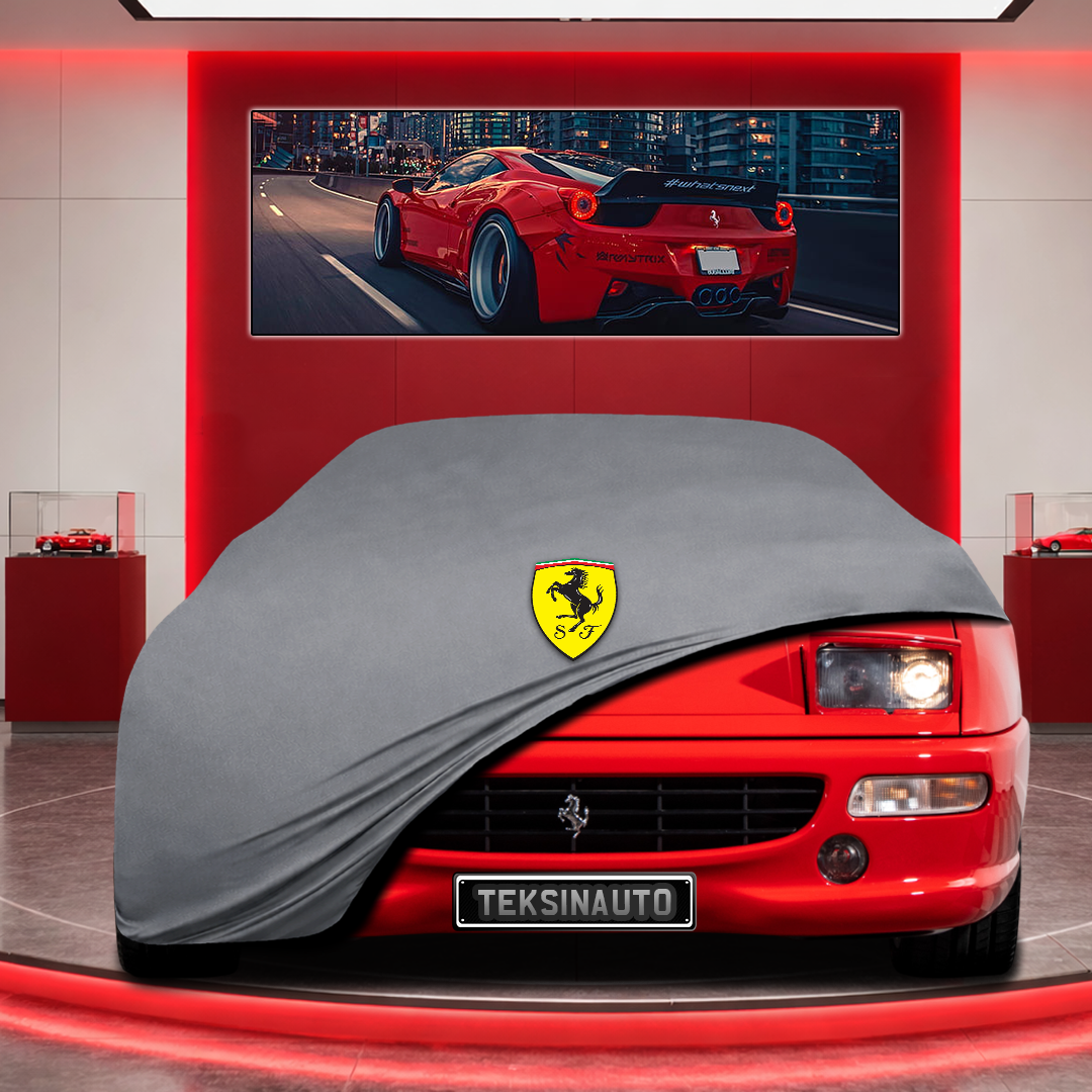 Ferrari F355 Custom Fit Indoor Car Cover Soft Stretch Black Gray Blue Red Dust Protection Garage Cover Laser Cut + Bag