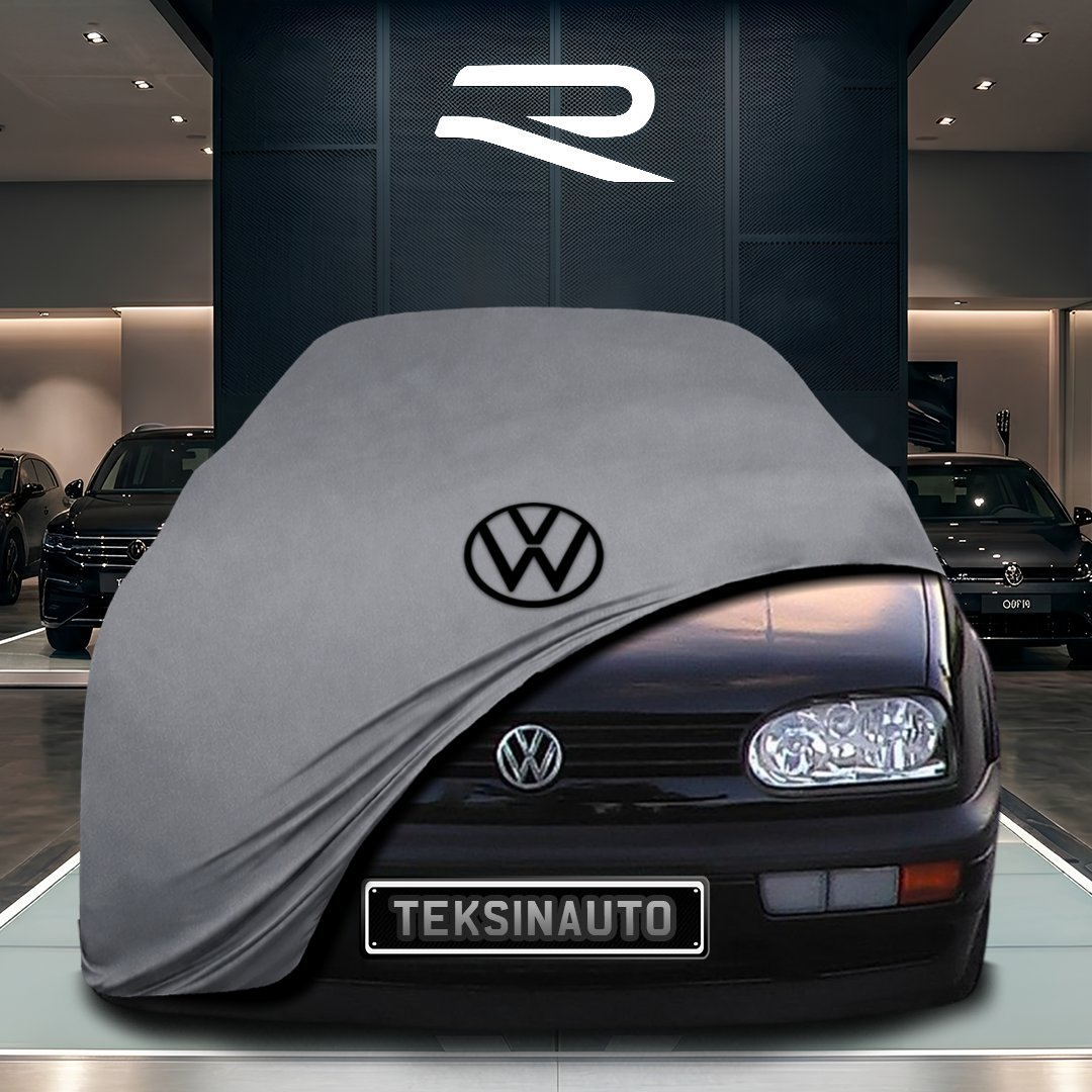 Volkswagen Golf 3 (1991-1999) Custom Fit Indoor Car Cover Soft Stretch Black Gray Blue Red Dust Protection Garage Cover Laser Cut + Bag