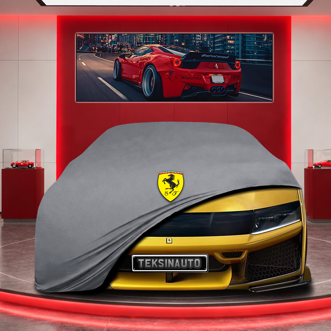 Ferrari F80 Custom Fit Indoor Car Cover Soft Stretch Black Gray Blue Red Dust Protection Garage Cover Laser Cut + Bag