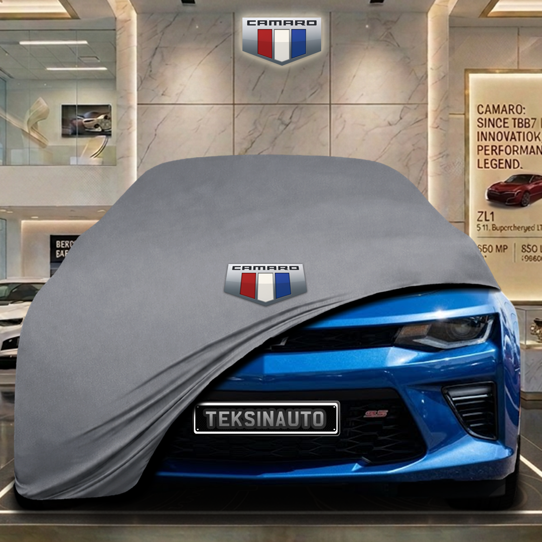 CHEVROLET CAMARO 6 (2016-) Custom Fit Indoor Car Cover Soft Stretch Black Gray Blue Red Dust Protection Garage Cover Laser Cut + Bag