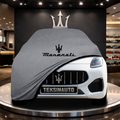 MASERATİ GRECALE (2022-) Custom Fit Indoor Car Cover Soft Stretch Black Gray Blue Red Dust Protection Garage Cover Laser Cut + Bag