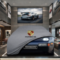 PORSCHE 928 1977-1995 Custom Fit Indoor Car Cover Soft Stretch Black Gray Blue Red Dust Protection Garage Cover Laser Cut + Bag