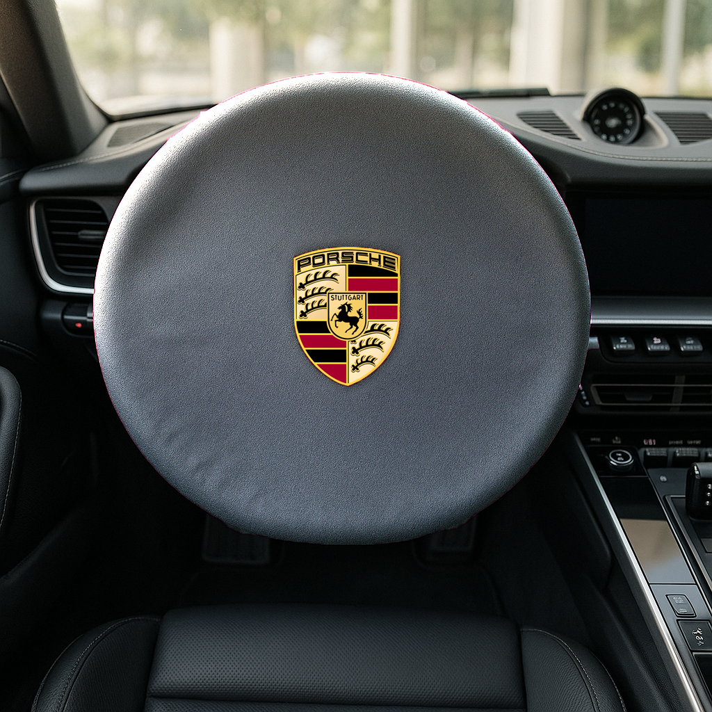 Steering Wheel Cover Soft Elastic Premium Fabric For all Porsche Model