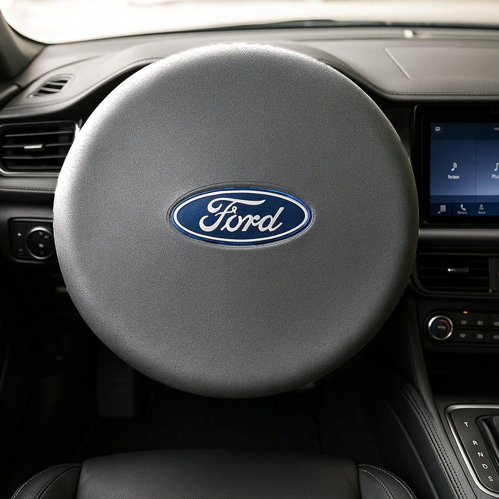 Steering Wheel Cover Soft Elastic Premium Fabric For all Ford Model