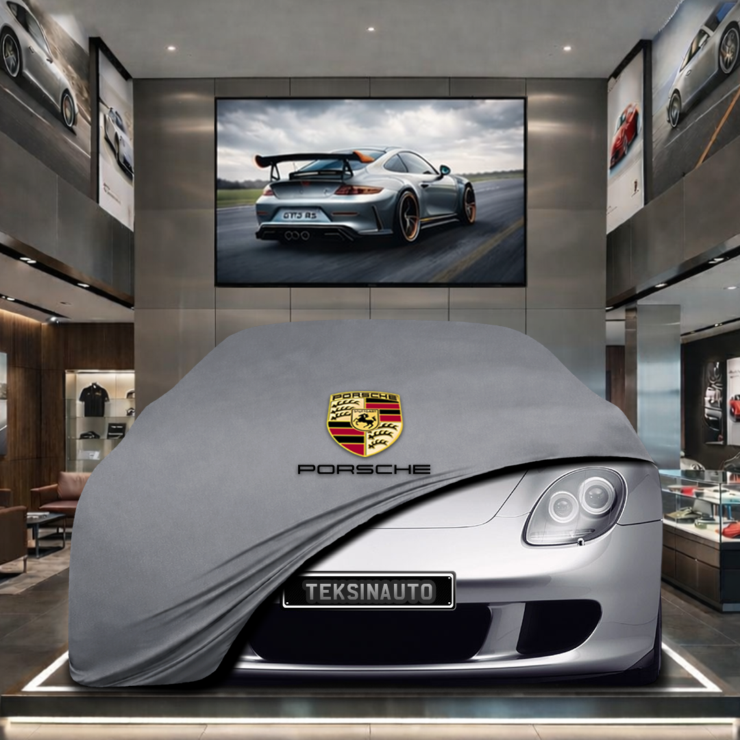 Porsche Carrera GT Custom Fit Indoor Car Cover Soft Stretch Black Gray Blue Red Dust Protection Garage Cover Laser Cut + Bag