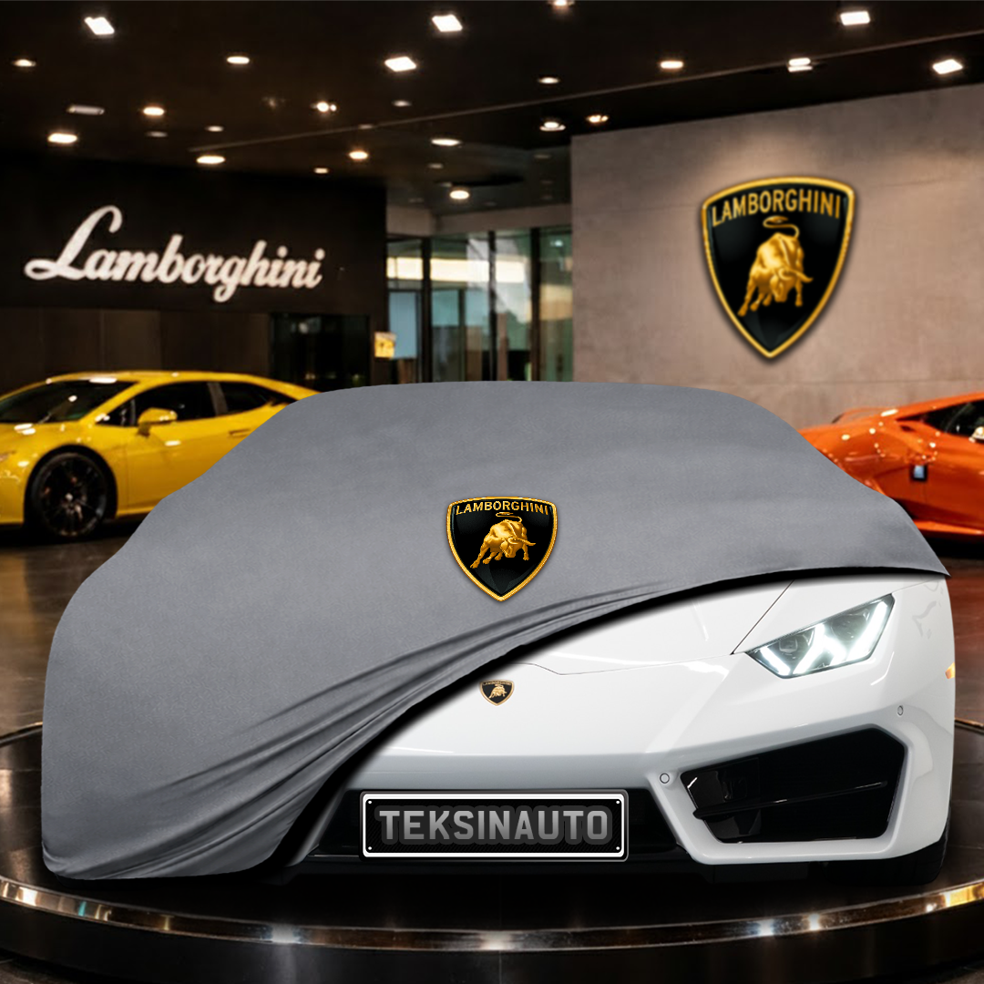 Lamborghini Huracan LP 580-2 (2014-2019) Custom Fit Indoor Car Cover Soft Stretch Black Gray Blue Red Dust Protection Garage Cover Laser Cut + Bag