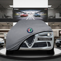 Alfa Romeo Stelvio (2022-) Custom Fit Indoor Car Cover Soft Stretch Black Gray Blue Red Dust Protection Garage Cover Laser Cut + Bag
