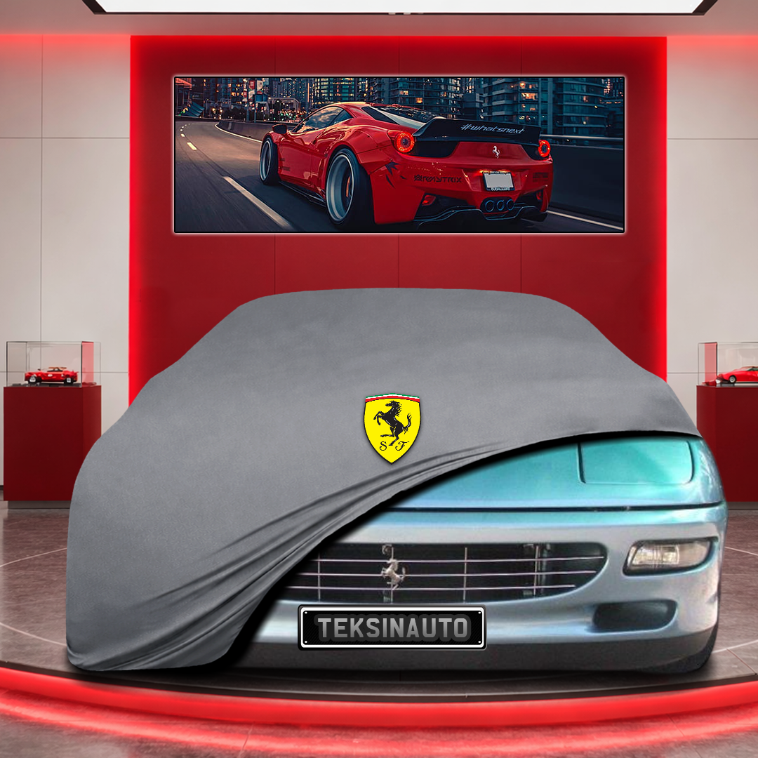 Ferrari 456 Custom Fit Indoor Car Cover Soft Stretch Black Gray Blue Red Dust Protection Garage Cover Laser Cut + Bag